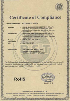 Certificate of Photovoltaic Solar Panel